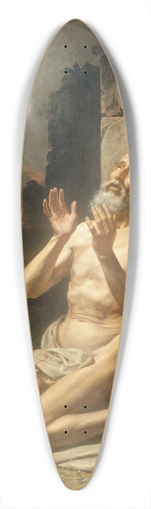 Gonzalo Carrasco - Job on the Dunghill 39.3 inch art pintail longboard deck