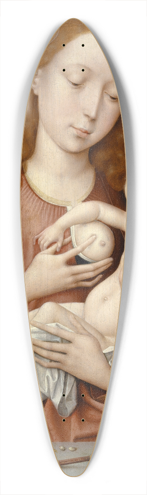 Goossen Van Der Weyden - The Nursing Madonna 39.3 inch art pintail longboard deck