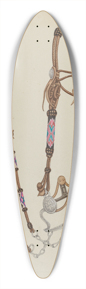 Gordena Jackson - Bridle 39.3 inch art pintail longboard deck