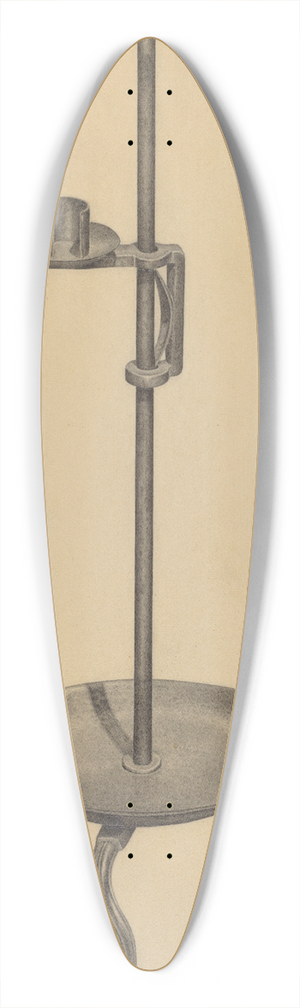 Gordon Sanborn - Candle Stand 39.3 inch art pintail longboard deck