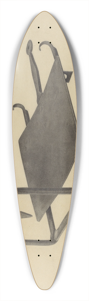 Gordon Sanborn - Fender Plate Warmer 39.3 inch art pintail longboard deck