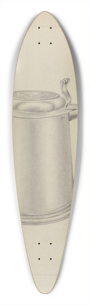 Gordon Sanborn - Silver Tankard 39.3 inch art pintail longboard deck
