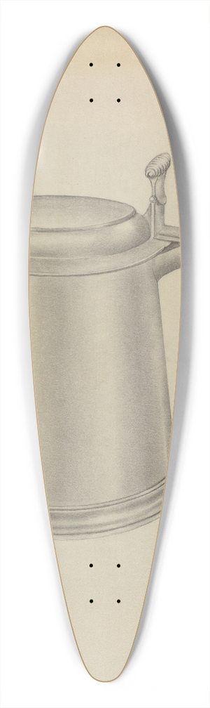 Gordon Sanborn - Silver Tankard 39.3 inch art pintail longboard deck
