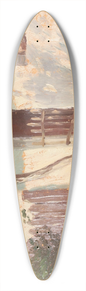 goston cs - Am Bauernhof 39.3 inch art pintail longboard deck
