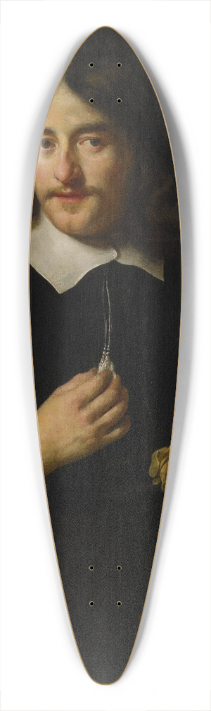 Govert Flinck - Portrait of a Man 39.3 inch art pintail longboard deck