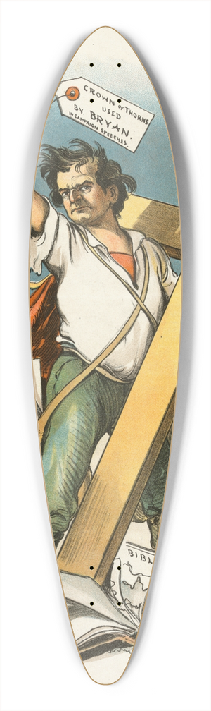 Grant Hamilton - The sacrilegious candidate 39.3 inch art pintail longboard deck