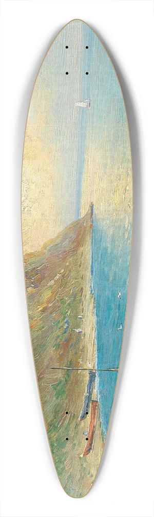 Grigori Ivanovitch Kapustin - A Scene in Crimea 39.3 inch art pintail longboard deck