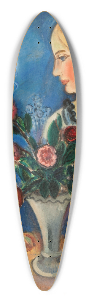Gsta Sandels - Woman and Still Life 39.3 inch art pintail longboard deck