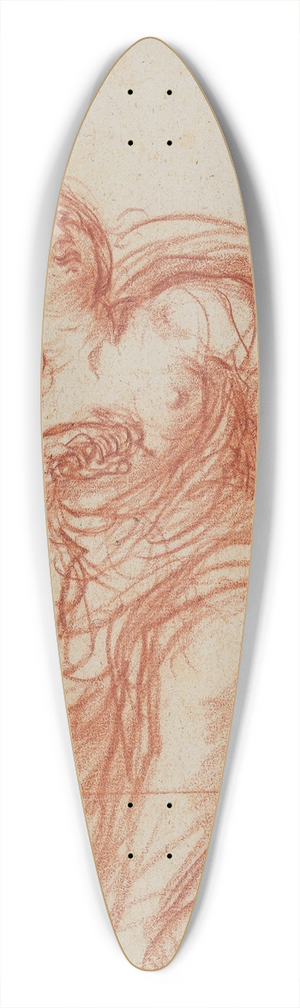 Guercino - Death of Lucretia 39.3 inch art pintail longboard deck Guercino - Death of Lucretia 39.3 inch art pintail longboard deck
