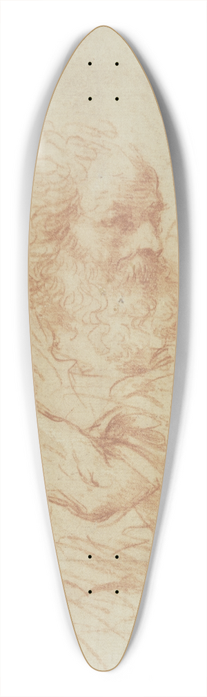 Guercino - Der Heilige Hieronymus mit einem Engel 39.3 inch art pintail longboard deck