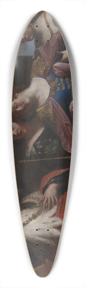 Guercino - Esther before Ahasuerus 39.3 inch art pintail longboard deck