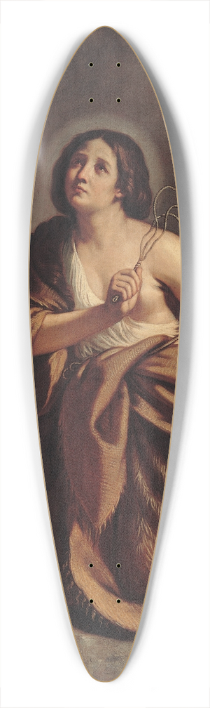 Guercino - Penitent Magdalene 39.3 inch art pintail longboard deck