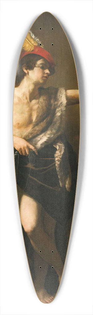 Guido Reni - David With The Head Of Goliath 39.3 inch art pintail longboard deck