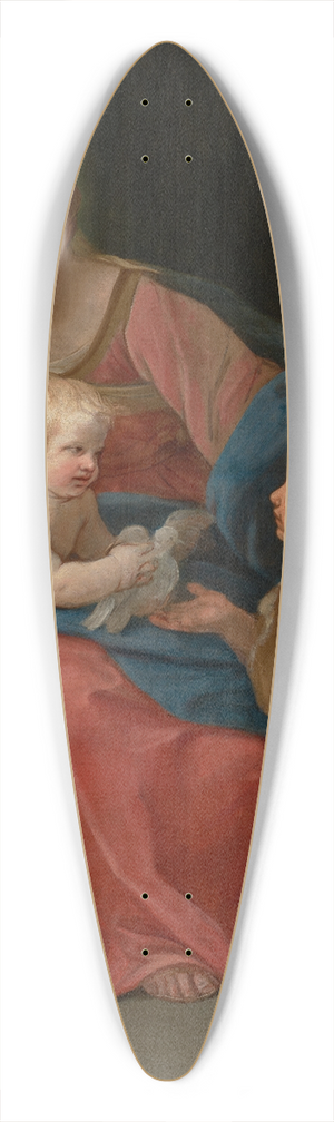 Guido Reni - Virgin and Child with Saint John the Baptist 39.3 inch art pintail longboard deck Guido Reni - Virgin and Child with Saint John the Baptist 39.3 inch art pintail longboard deck