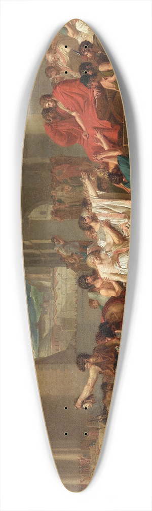 Guillaume-Guillon Lethire - Brutus condemning his sons to death 39.3 inch art pintail longboard deck