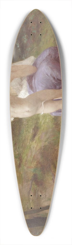 Guillaume Seignac - Love disarmed 39.3 inch art pintail longboard deck