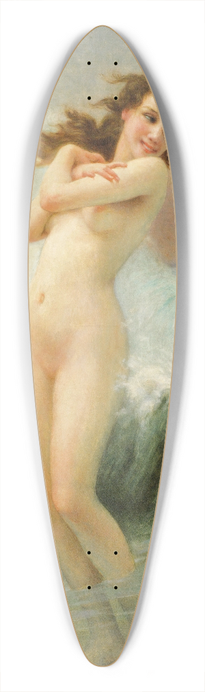 Guillaume Seignac - The Wave 39.3 inch art pintail longboard deck