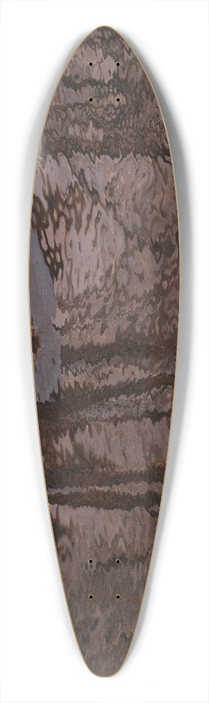 Gustaf Fjstad - Running Water 39.3 inch art pintail longboard deck