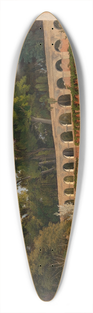 Gustaf Wilhelm Palm - From Villa Borghese 39.3 inch art pintail longboard deck