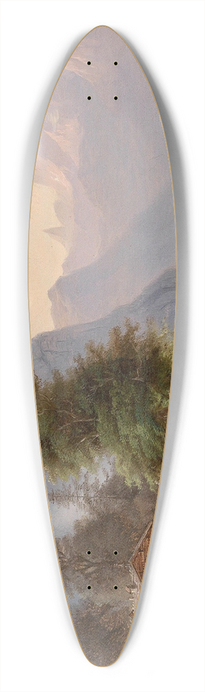 Gustav Barbarini - Partie aus dem Salzkammergut 39.3 inch art pintail longboard deck