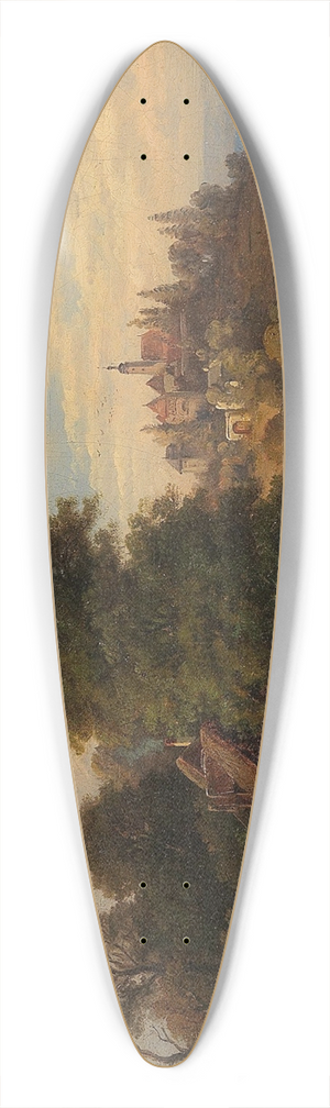Gustav Barbarini - Schloss Hollenegg 39.3 inch art pintail longboard deck