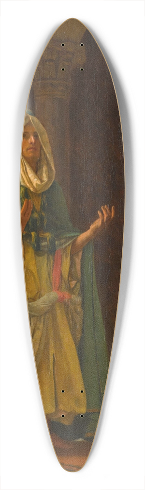 Gustave Boulanger - The Prayer 39.3 inch art pintail longboard deck