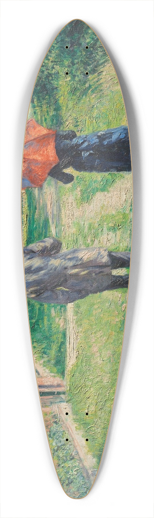 Gustave Caillebotte - Chemin Montant 39.3 inch art pintail longboard deck
