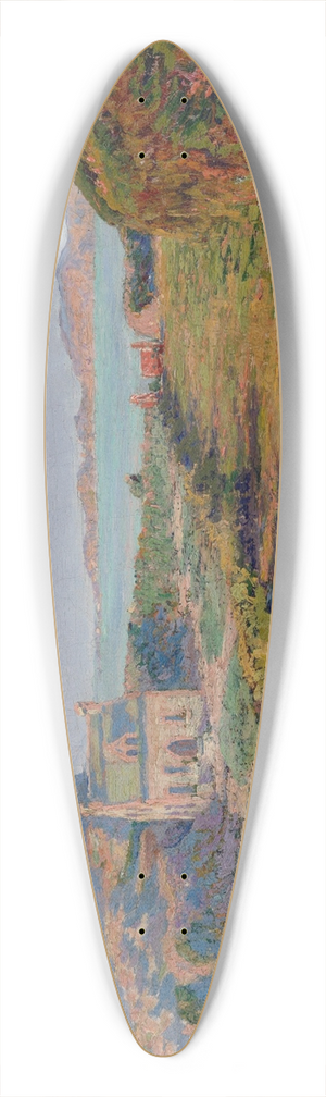 Gustave Cariot - Maison Pen ar Chastel  la pointe du Chteau, Perros-Guirrec 39.3 inch art pintail longboard deck