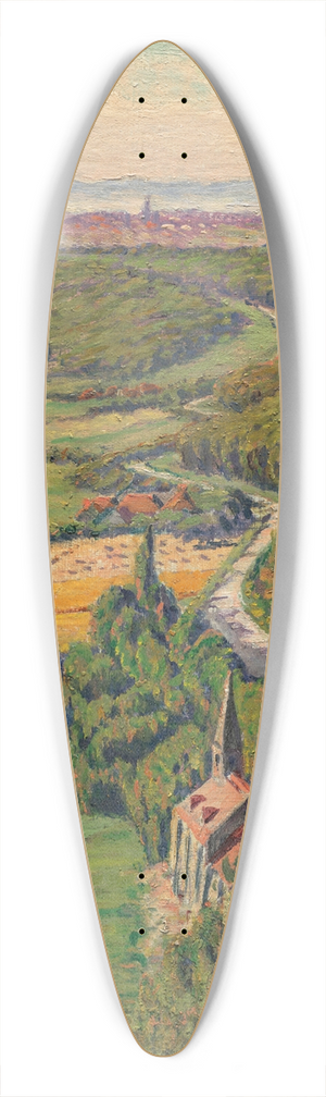 Gustave Cariot - Vue de Schlangenbad 39.3 inch art pintail longboard deck Gustave Cariot - Vue de Schlangenbad 39.3 inch art pintail longboard deck
