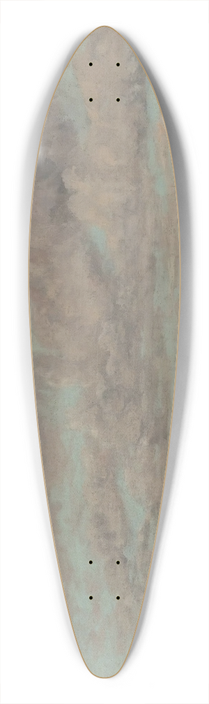 Gustave Courbet - Marine, Les quilleurs 39.3 inch art pintail longboard deck