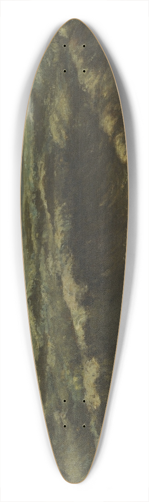 Gustave Courbet - Mer Orageuse 39.3 inch art pintail longboard deck