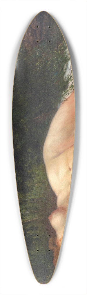 Gustave Courbet - Nu Couch 39.3 inch art pintail longboard deck