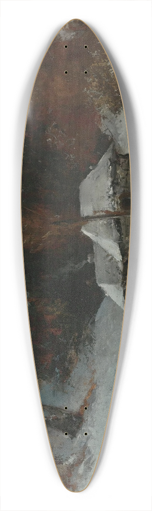 Gustave Courbet - Porteuse De Fagots Dans Un Paysage De Neige 39.3 inch art pintail longboard deck