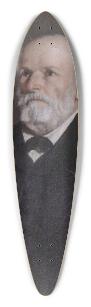 Gustave Courbet - Portrait de Rgis Courbet, pre de lartiste 39.3 inch art pintail longboard deck