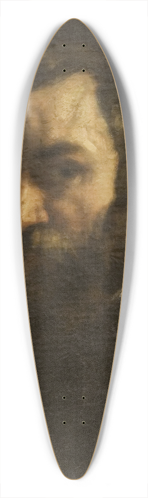 Gustave Courbet - Portrait of a Man 39.3 inch art pintail longboard deck