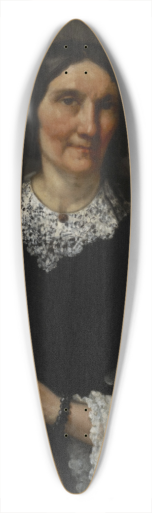 Gustave Courbet - Portrait of Anika Psalmon, Mrs. Robin 39.3 inch art pintail longboard deck