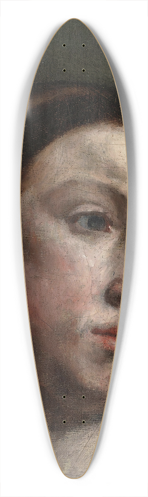 Gustave Courbet - Portrait of a Young Woman 39.3 inch art pintail longboard deck