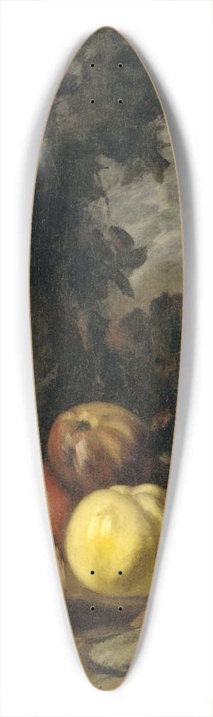 Gustave Courbet - Still Life with Apples 39.3 inch art pintail longboard deck