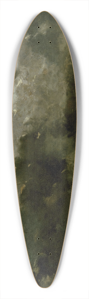 Gustave Courbet - The Sea 39.3 inch art pintail longboard deck