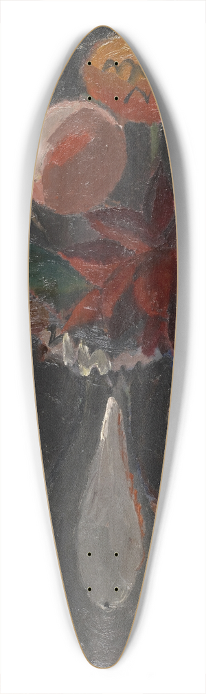 Gustave De Smet - A Bunch Of Dark Flowers 39.3 inch art pintail longboard deck