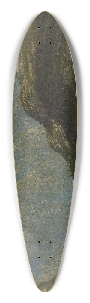 Gustave Dor - Paysage de montagne 39.3 inch art pintail longboard deck