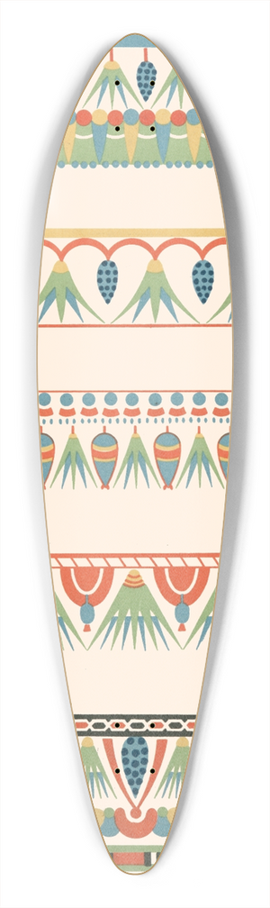 Gustave Jquier - 53. Frise Du Tombeau D Amenheb (n 90) 39.3 inch art pintail longboard deck