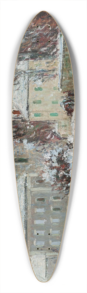 Gustave Loiseau - a neige  Auvers-sur-Oise 39.3 inch art pintail longboard deck