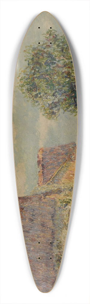 Gustave Loiseau - Chaumire au Vandreuil 39.3 inch art pintail longboard deck