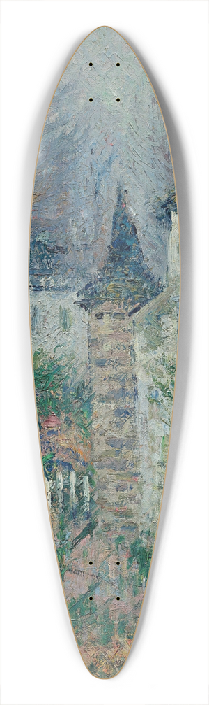 Gustave Loiseau - La Maison De Juge, Pont-Aven 39.3 inch art pintail longboard deck