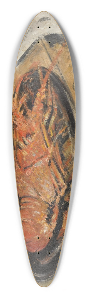 Gustave Loiseau - Langouste du Portugal 39.3 inch art pintail longboard deck