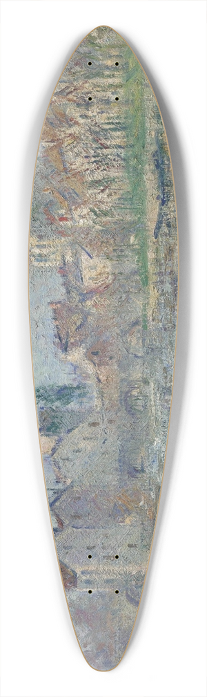 Gustave Loiseau - Moret-sur-Loing 39.3 inch art pintail longboard deck