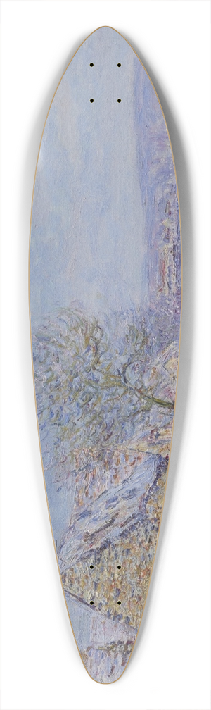 Gustave Loiseau - Tournedos-sur-Seine, neige, givre, soleil 39.3 inch art pintail longboard deck