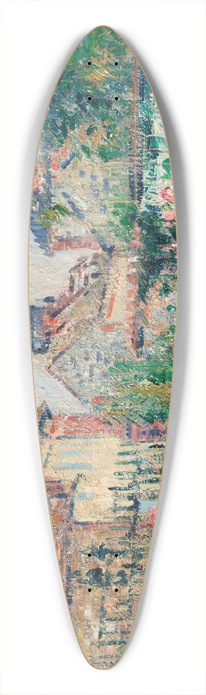 Gustave Loiseau - Vue de Saint-Cyr-du-Vaudreuil, Eure 39.3 inch art pintail longboard deck