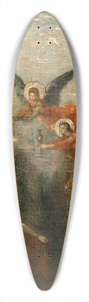 Gustave Moreau - A Saint In The Desert 39.3 inch art pintail longboard deck